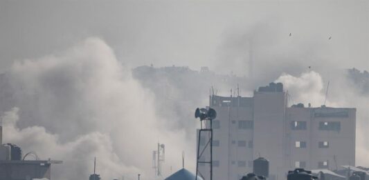 explosión en Gaza