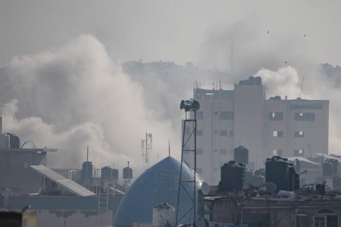explosión en Gaza
