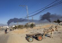 Un "alto al fuego" en Gaza, el candidato que se cuela en las primarias de Estados Unidos fuego en Gaza