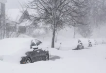 La ciudad de Des Moines, capital de Iowa, espera temperaturas de entre -38 y -32 grados Celsius durante la jornada del lunes.