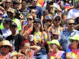Batalla de Flores, kilómetros de música y reinas en primer día de Carnaval de Barranquilla Asistentes disfrutan de la tradicional Batalla de Flores, el primer desfile del Carnaval de Barranquilla (3)