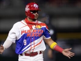 Pelotero Vimael Machín de Puerto Rico.