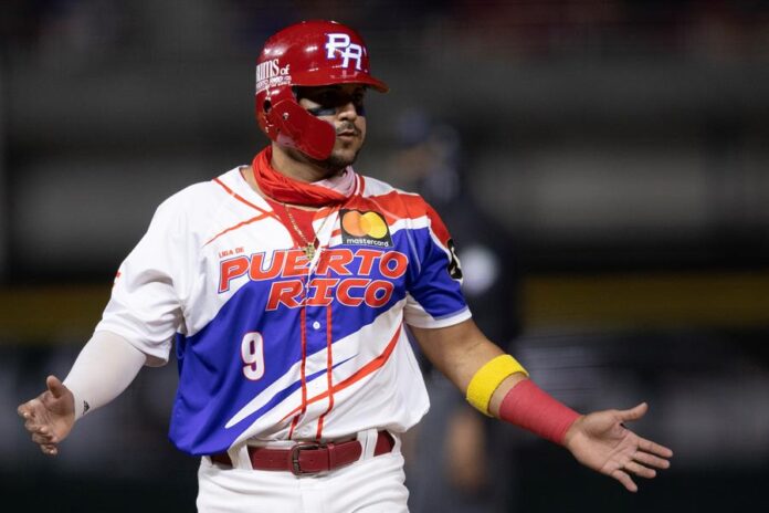 Pelotero Vimael Machín de Puerto Rico.
