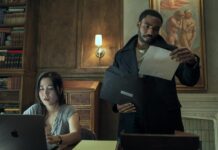 Donald Glover y Maya Erskine, en una escena de 'Mr. & Mrs. Smith'