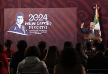 México ha confiscado 50.000 armas en el Gobierno de López Obrador, la mayoría de EE.UU. El presidente de México, Andrés Manuel López Obrador (2)