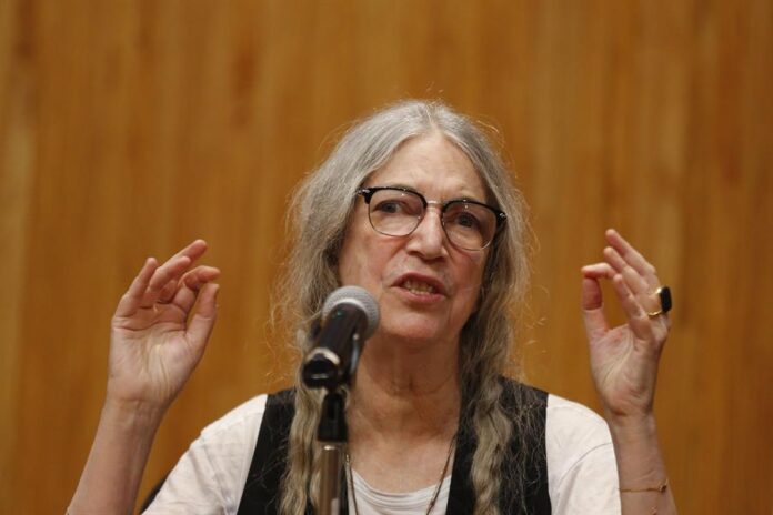 La cantante estadounidense Patti Smith