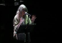 La cantante y artista visual estadounidense Patti Smith