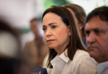 Human Rights Watch pide a Petro que abogue ante Venezuela en favor de María Corina Machado María Corina Machado, candidata de la principal coalición opositora de Venezuela a las presidenciales de 2024.