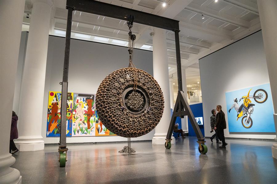  Fotograf&iacute;a de la obra 'Big Wheel' (2018) del artista Arthur Jafa.