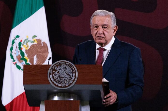 Andrés Manuel López Obrador, durante una rueda de prensa Andrés Manuel López Obrador, durante una rueda de prensa