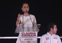 Sheinbaum lidera con el 58 % una encuesta rumbo a las elecciones presidenciales de México Claudia Sheinbaum