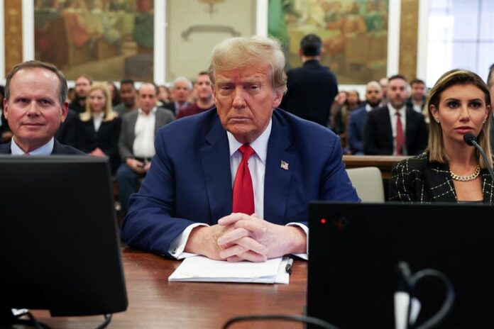 Donald J T 13 El juez Merchan, que decidió el 25 de marzo como la fecha para el inicio del proceso, con la selección del jurado, tendrá que pronunciarse sobre la moción.