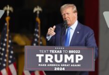 Trump se anticipa al discurso de Biden: "Es hora de decirle que está despedido" "Es hora de decirle al corrupto Biden: 'Estás despedido'", dijo Trump en un mensaje grabado difundido por su campaña en las redes sociales.