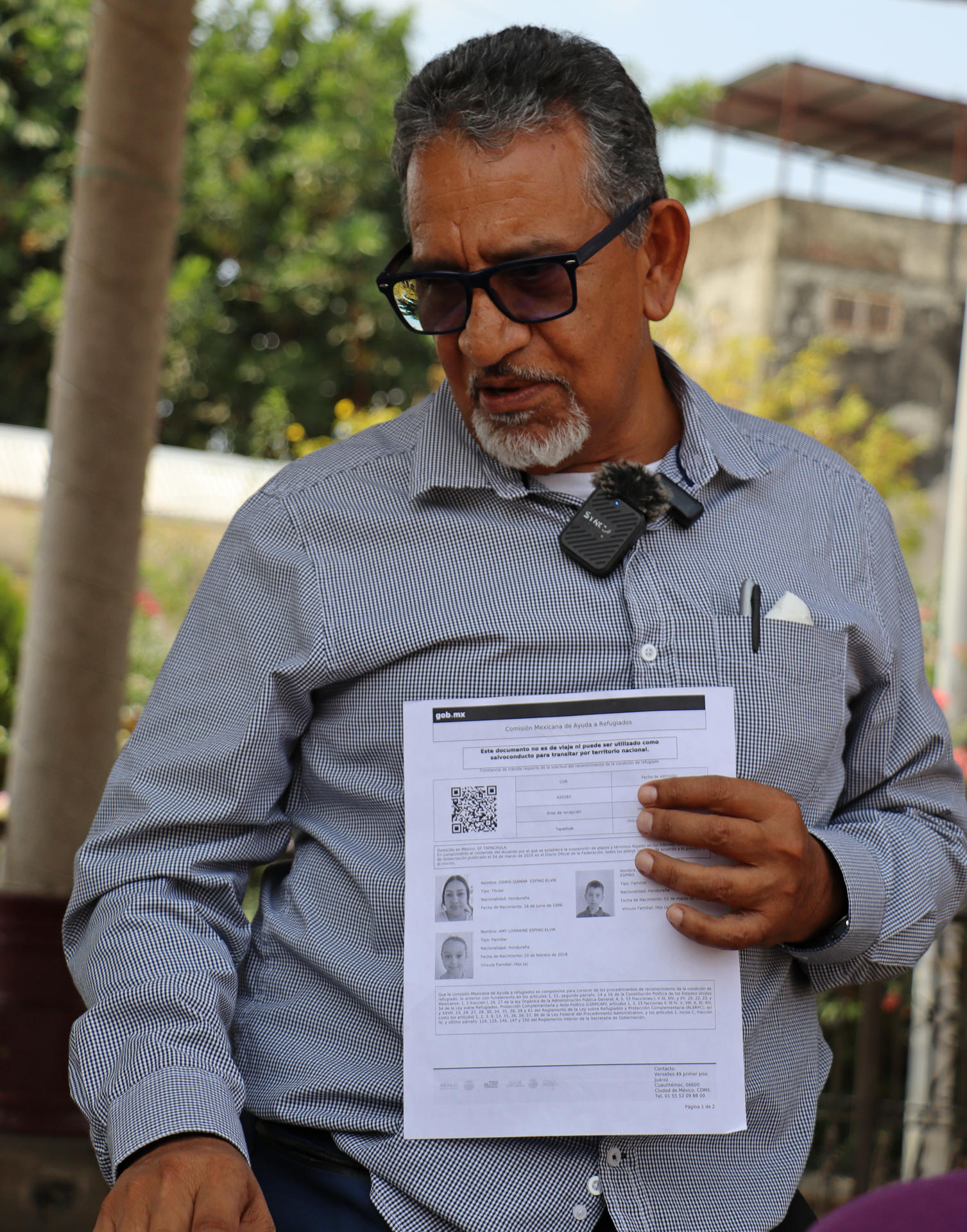 El coordinador del Centro de Dignificaci&oacute;n Humana (CDH), Luis Rey Garc&iacute;a Villagr&aacute;n
