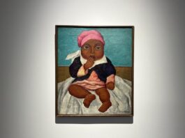 Fotografía que muestra la obra 'Niño' (1929) del pintor Diego Rivera