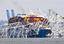 Confirman la muerte del hondureño Maynor Suazo en el choque del barco en Baltimore Francis Scott Key de Baltimore