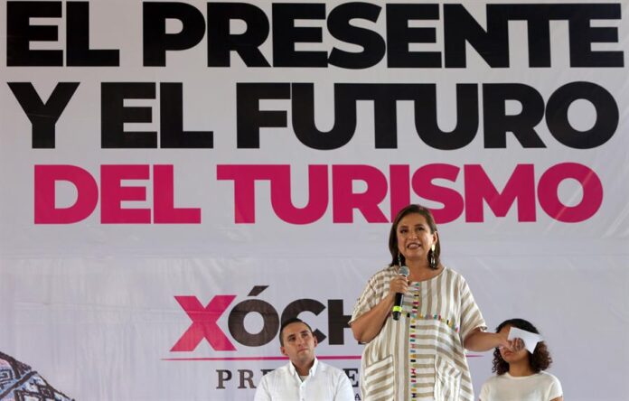 La candidata presidencial de la coalición opositora 'Fuerza y Corazón por México', Xochitl Gálvez La candidata presidencial de la coalición opositora 'Fuerza y Corazón por México', Xochitl Gálvez