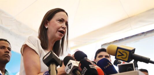 La exdiputada María Corina Machado