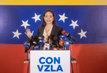 Exdiputada María Corina Machado.