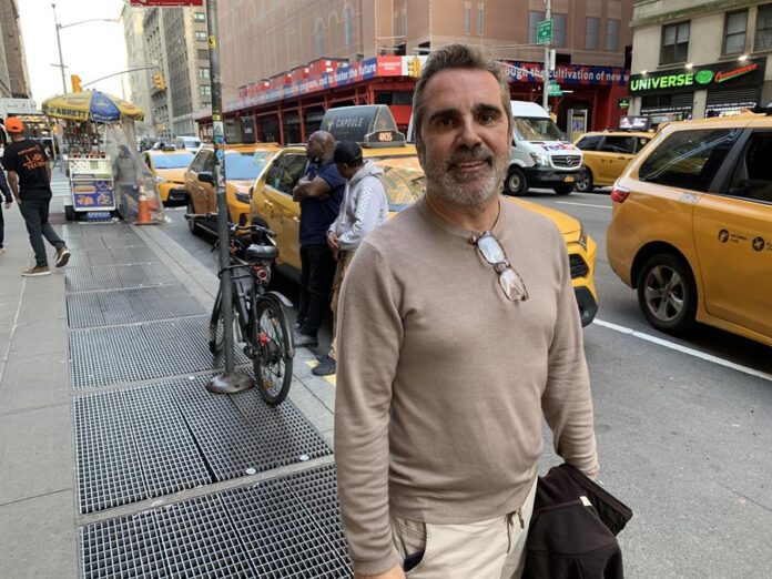 Miguel Marín efe El director del Flamenco Festival Nueva York, Miguel Marín, posa para EFE durante la entrevista en la que ha explicado que organizar una cita como esta es algo “vertiginoso”, y se muestra muy satisfecho del impacto que tienen los recitales durante las casi tres semanas que dura el evento.