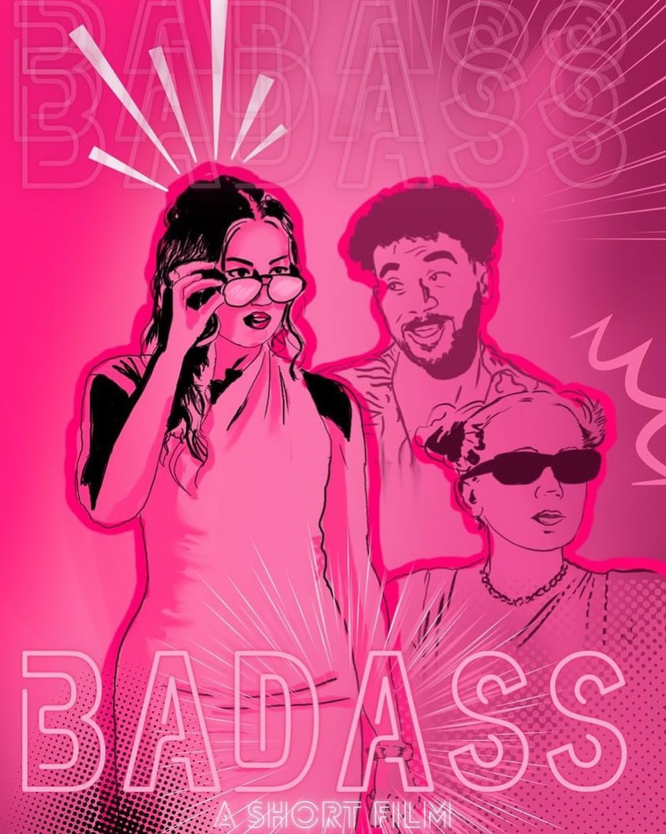 La portada del cortometraje, “Badass”, la primera película de la compañía de producción de Menendez, Quien Te Manda.