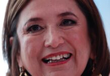 Candidata presidencial opositora Xóchitl Gálvez.