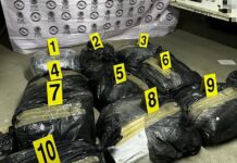 cargamento decomisado de droga metanfetamina