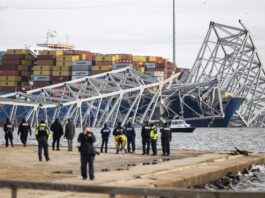 Las autoridades dan por muertos a los 6 desaparecidos en Baltimore y suspenden el rescate derrumbe del puente de Baltimore (1)