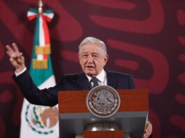 López Obrador cuestiona la represión de EE.UU. contra manifestantes a favor de Palestina El Presidente de México, Andrés Manuel López Obrador, (2)