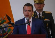 El presidente de Ecuador, Daniel Noboa