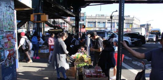 VENDEDORES DE AGUACATES EN LA CALLE 103