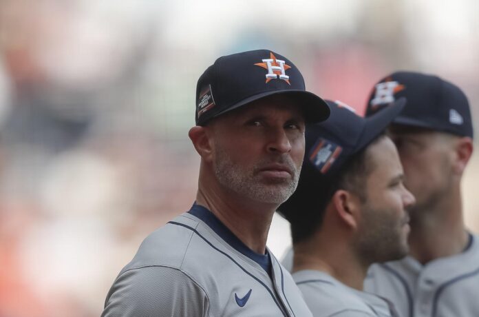 Joe Espadas, manejador de los Houston Astros