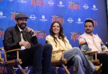 Juan Luis Guerra, la mexicana Joy Huerta, del dúo Jesse & Joy, y el cantante puertorriqueño Luis Fonsi.