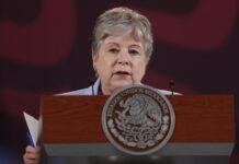 La canciller mexicana Alicia Bárcena