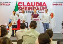 La candidata presidencial del oficialismo, Claudia Sheinbaum (1)