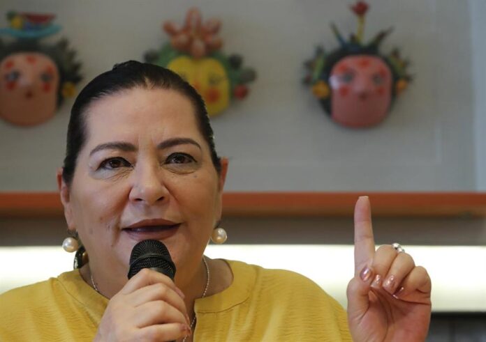 La consejera presidenta del Instituto Nacional Electoral (INE), Guadalupe Taddei