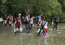 Casi 110.000 migrantes cruzan el Tapón del Darién hacia Panamá en el primer trimestre El Tapón del Darién se extiende por 17.000 kilómetros cuadrados y, aunque no existe una cifra cerrad de fallecidos en esta ruta, la Organización Internacioal para las Migraciones (OIM) calcula que han muerto al menos 380 personas desde el año 2014.