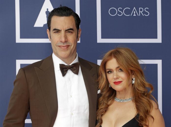 Sacha Baron Cohen y a su esposa, Isla Fisher Sacha Baron Cohen y a su esposa, Isla Fisher