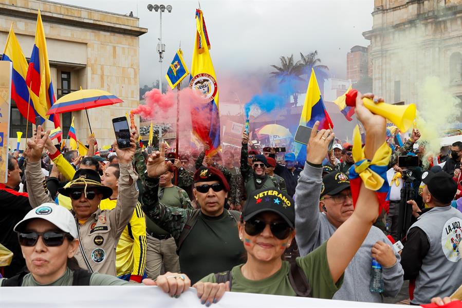 protesta en Colombia