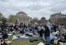protesta propalestina en EEUU