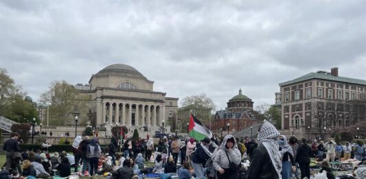 protesta propalestina en EEUU