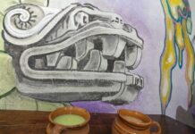s vasijas de barro con pulque