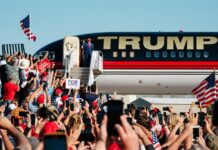 Donald Trump en un Mitin