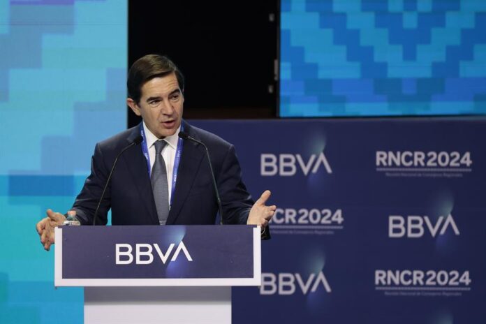 El presidente del grupo financiero BBVA, Carlos Torres Vila,