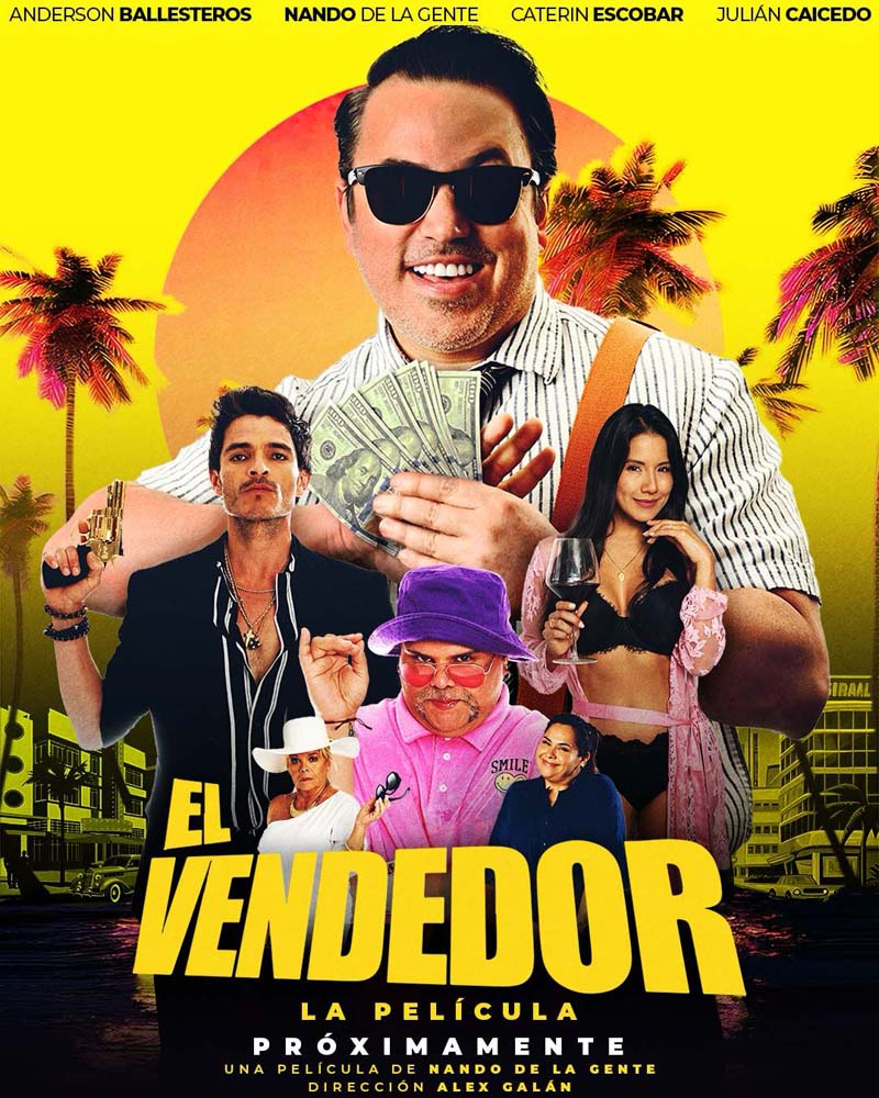 La portada de su pel&iacute;cula, &ldquo;El Vendedor&rdquo;.
