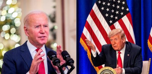 Joe Biden y Trump