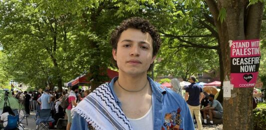 Juan, estudiante de la Universidad George Washington