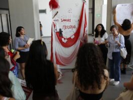 Mujeres participan en una serie de actividades en el marco de la “Jornada por el día mundial de la salud menstrual” (3)