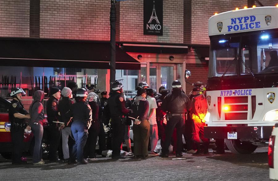 Nueva York cifra en 282 los detenidos en protestas (1)