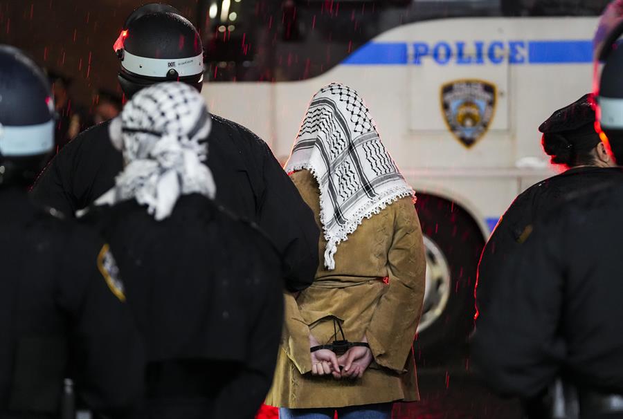 Nueva York cifra en 282 los detenidos en protestas (2)